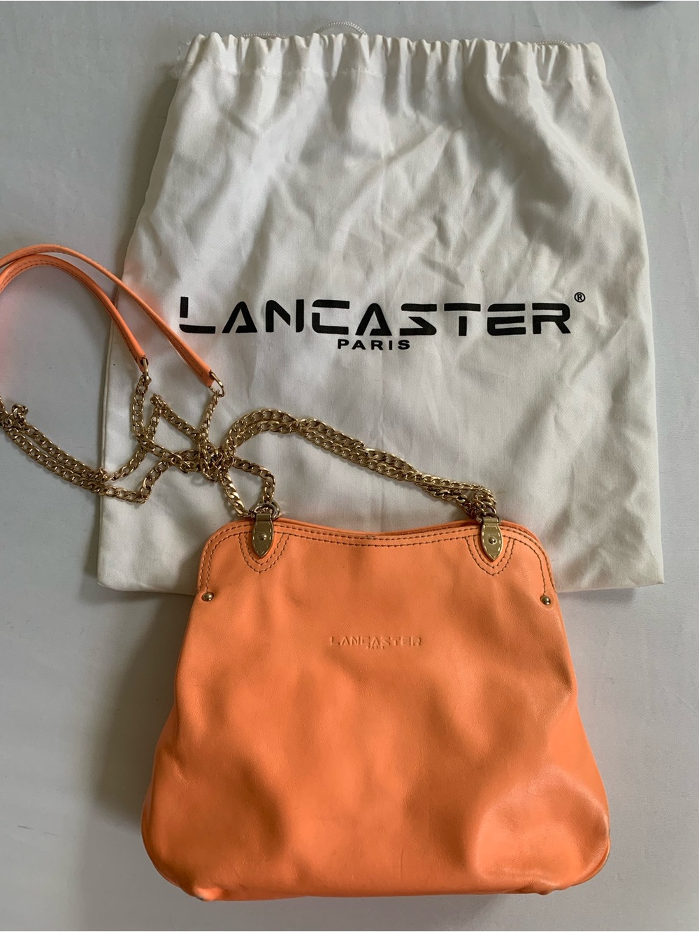 Lancaster Paris Leather Bag + Dust bag